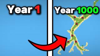 I Left An EMPTY OCEAN Alone With NOTHING For 1000 Years!