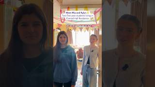 Welcome to Mia and Rylyn's shared dorm in Conrad Hall Residence 'MTV Cribs'