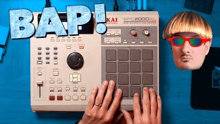 Beat making MPC 2000XL Boom Bap 50 Cent Remix