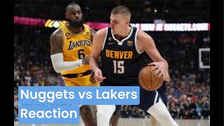 Nuggets vs Lakers Game Reactions | Gig Workers chime in | Uber Lyft DoorDash