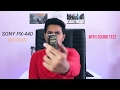 Sony ICD PX440 Voice Recorder Review | *with sound test*