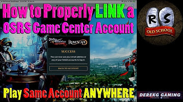 How to LINK Old School Runescape Mobile GAME CENTER Account - Easily Play on ANY DEVICE