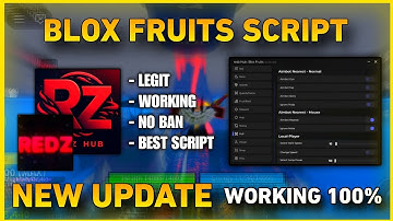 BEST Blox Fruits Script "REDZ HUB V2" No Key + No Ban Working 100% | Aimbot Skill, Trial V4