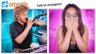 she couldn't believe I TURNED HER VOICE into MUSIC!! (Omegle)