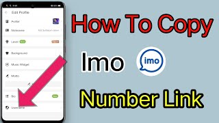How to Copy Imo Account Link / Best Tutorial 2021 New Update screenshot 3