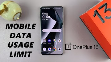 How To Set Mobile Data Usage Limit On OnePlus 13