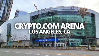 Exploring Outside Crypto.com Arena in Los Angeles, CA USA Walking Tour #cryptoarena #losangeles #la