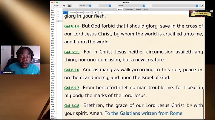 Galatians 6 Word of God Study live - Join us!