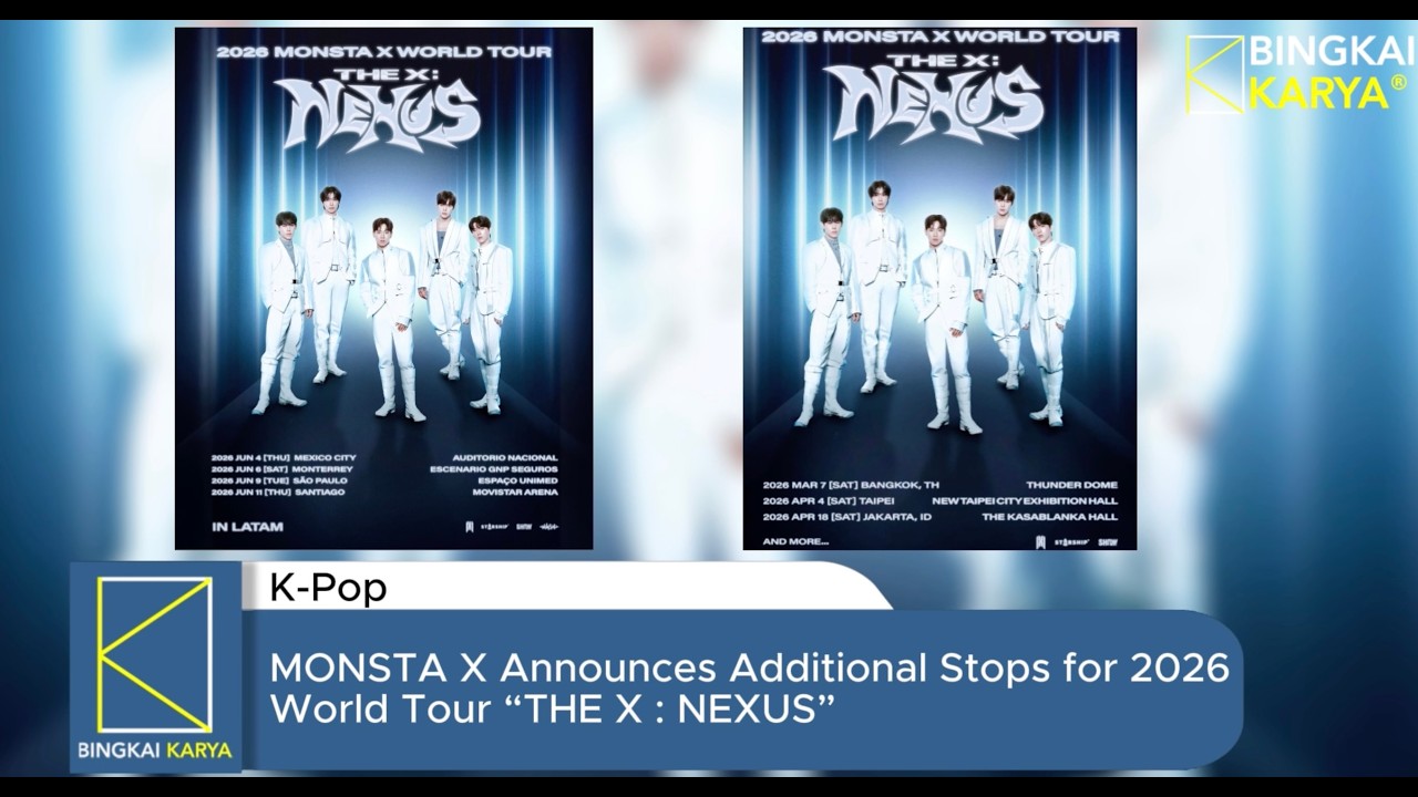 MONSTA X Announces Additional Stops for 2026 World Tour “THE X