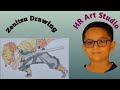 How To Draw Zenitsu (Thunderclap) | Step By Step | Demon Slayer #drawing #arttutorials #art
