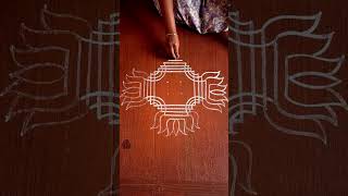 4*4 Simple rangoli design ✨✨✨
