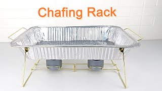 How to set up a Wire Chafing Rack?