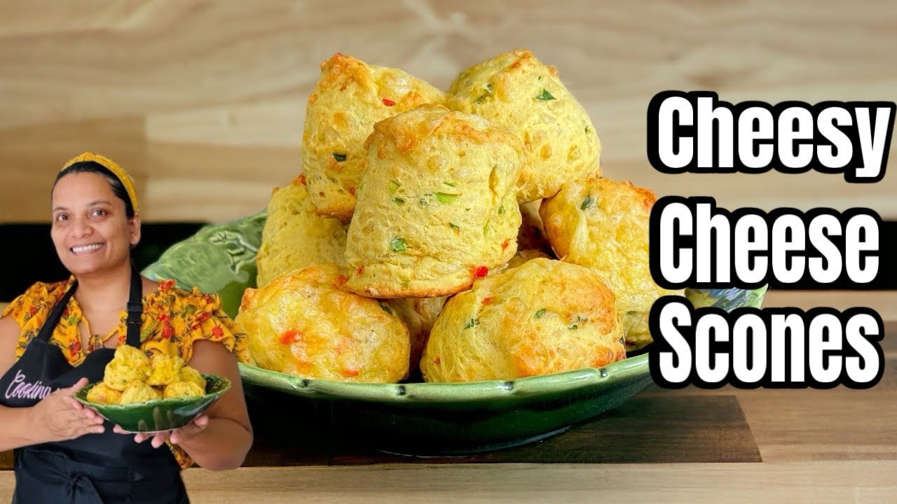 Вкусный сырный скон, насыщенный и ароматный 