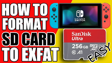 How To Format Nintendo Switch SD Card To ExFat Format