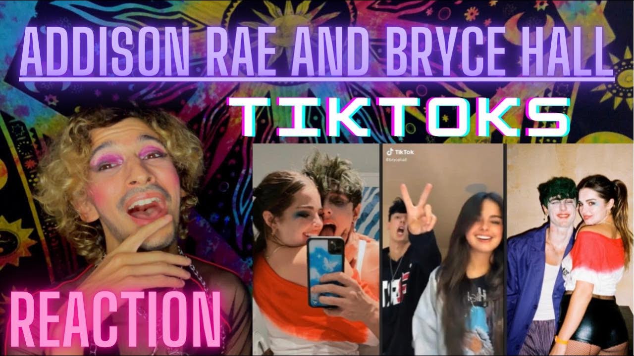 ADDISON RAE AND BRYCE HALL TIKTOKS TOGETHER REACTION YouTube