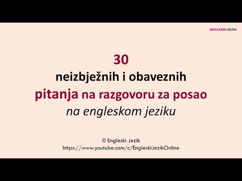 Video: Neizbježnost u rečenici?