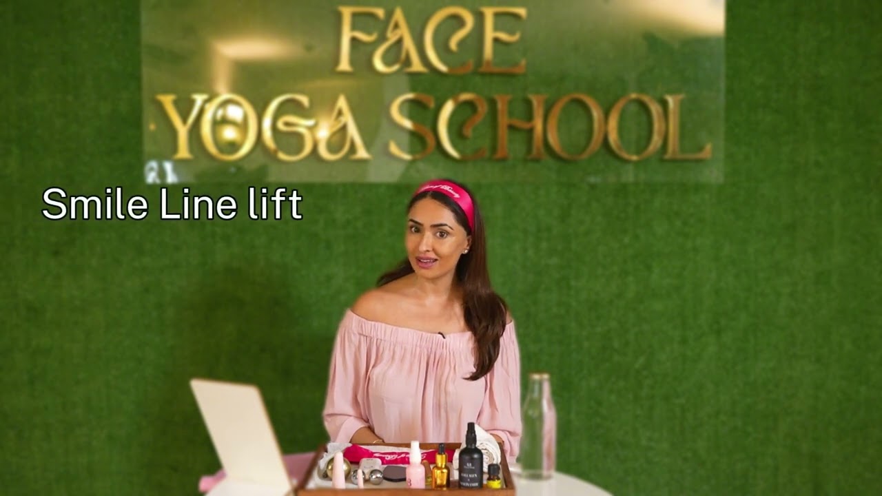 Smile line correction with Face Yoga by Vibhuti Arora (Pre