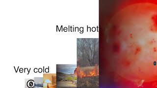 Temperature size comparison