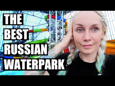 A DAY at the BEST WATERPARK in Russia / Water Park Vlog