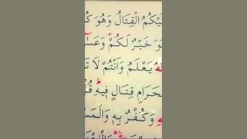 سورة البقرة الأية 216 القارئ مشاري راشد العفاسي