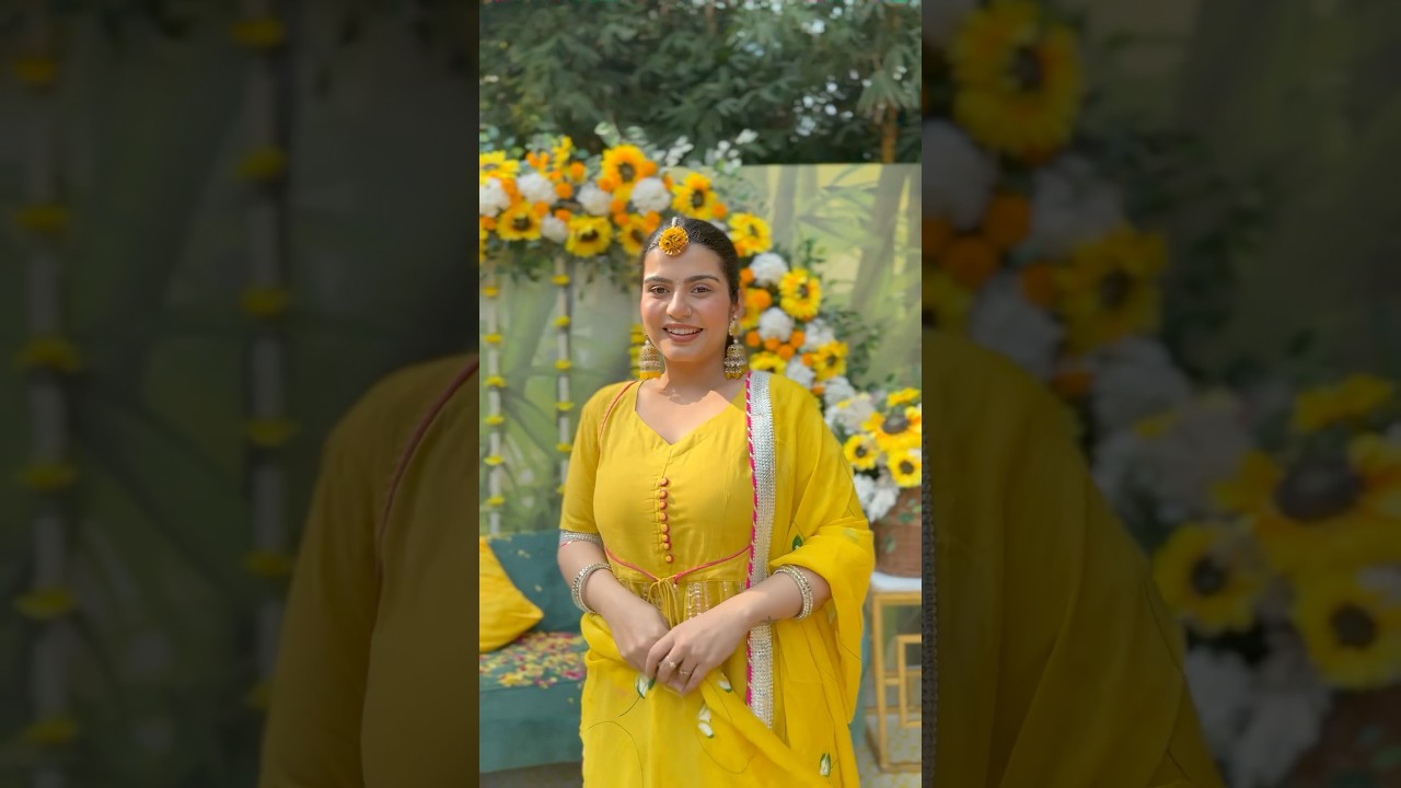 Get Ready With Me For Haldi 💛Shaadi Series ✨ #youtubeshorts #shorts #shaadi #haldi