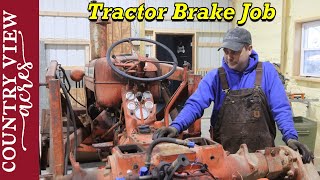 Removing the Brakes on the Allis Chalmer D17 and Installing new Brake Pads