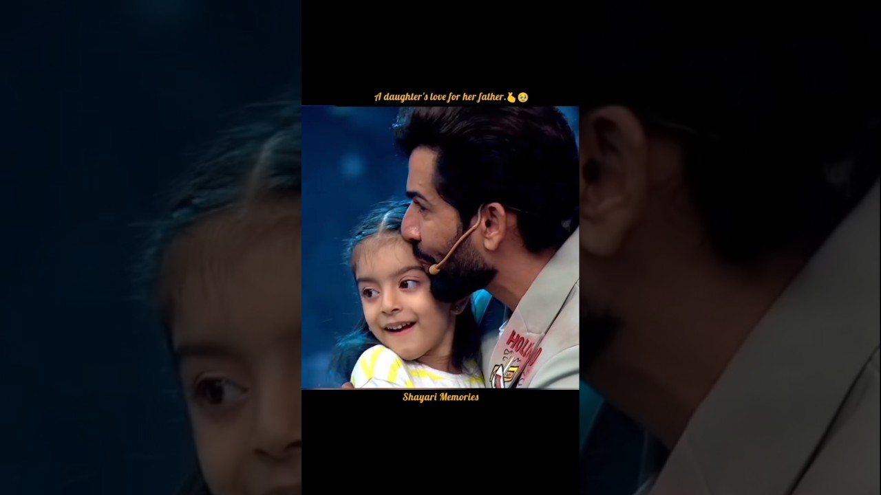 A daughter's love for her father.🫰🥀| Heart Touching Video From India's Best Dancer| #shorts #ytshort