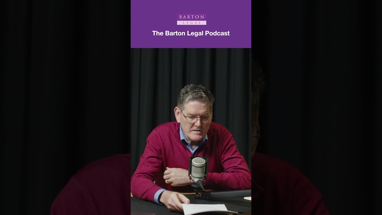 Let's talk about offer acceptance... The Barton Legal Podcast 