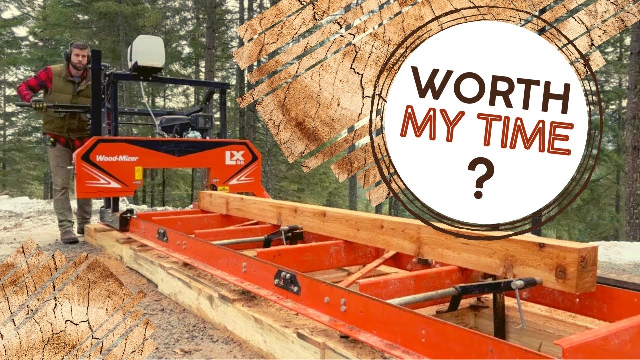 Saw Milling a Surprise Cedar Log | Windfall Salvage! - YouTube
