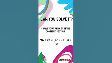 Difficult Math Equation Riddle That