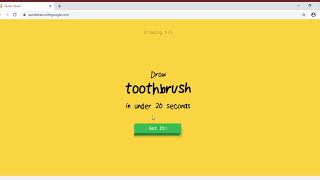 Google Quick Draw Gameplay | But the video ends when I draw wrong