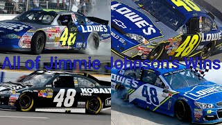 All of Jimmie Johnson's 83 Wins