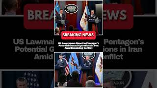 Famous US Lawmakers React to Pentagon's Potential Ground Operations in Iran Amid Escalating Conflict #usa Profile