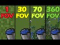 water bucket MLG with 1, 30, 70, 110, 360 FOV