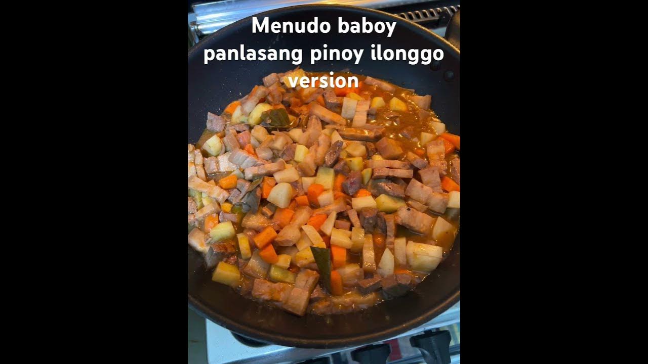 Menudo panlasang pinoy ilonggo version 😋 - YouTube