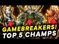STRATEGISE AROUND THEM! TOP 5 Champions To BOOST Your Account's Progression | Raid Shadow Legends