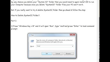 How to Delete System32 Folder?