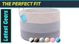 Best Extra Large Storage Basket? OrganiHaus Cotton Rope Basket