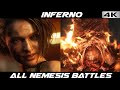 Resident evil 3 remake  all nemesis battles inferno mode  no infinite ammo  no bonus item  4k