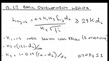 AS3600 13 1 Development Length