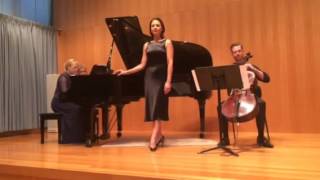 Massenet Elegy for cello, piano and soprano - Wesley Music Foundation, Canberra, Australia