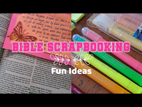 How to Scrapbook in Your Bible and Find the Perfect Scripture