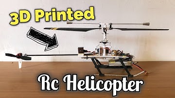 RC Helicopter 3D Printed and It Flies!