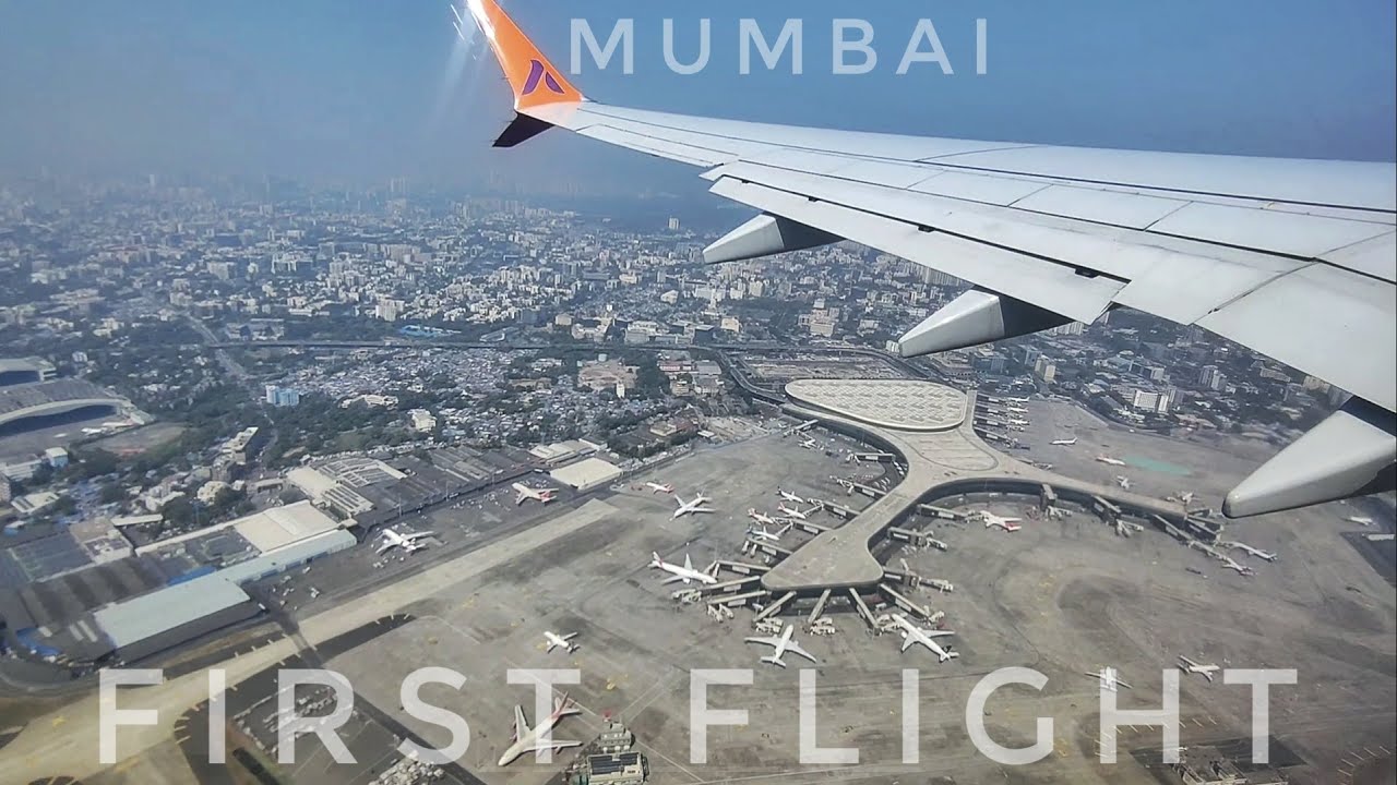 First Flight to MUMBAI and Cinematic Clouds || Mumbai vlog 1 || SIDFLIX