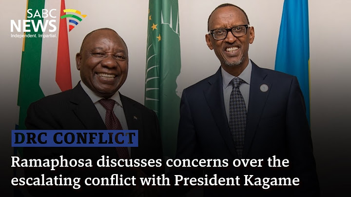 DRC Conflict | Ramaphosa discusses concerns over the escalating conflict with President Kagame