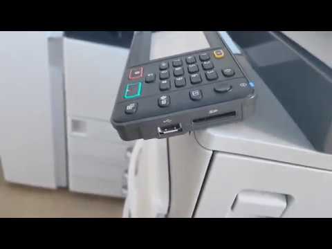 Scanning To USB Ricoh MP 301
