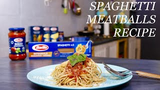 Yummy Spaghetti and Meatball Pasta