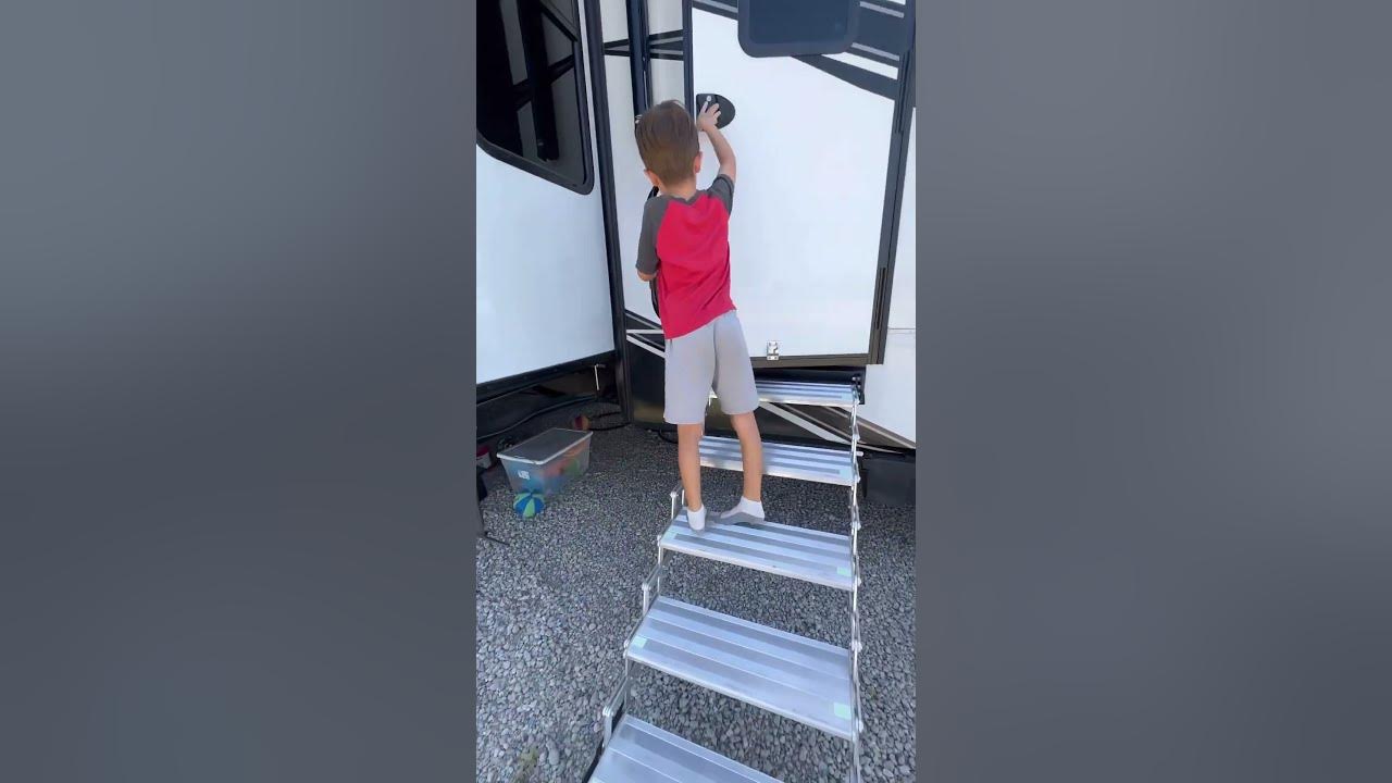 Oh no!! We ruined our RV Steps! YouTube