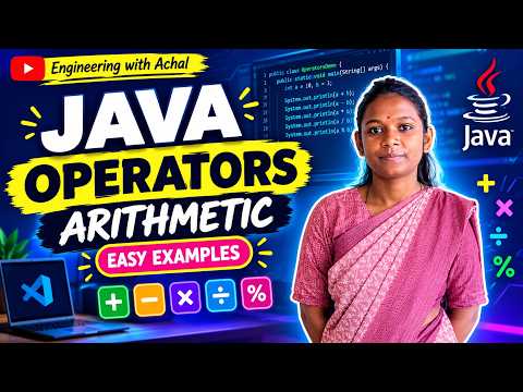 Java Operators in Hindi 🔥 | Arithmetic Operators with Examples | Java Tutorial