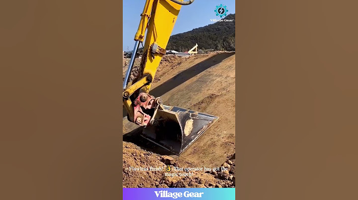 This Excavator Smoothing Dirt is My New Favorite ASMR! 🤩 #oddlysatisfying #asmr #excavator